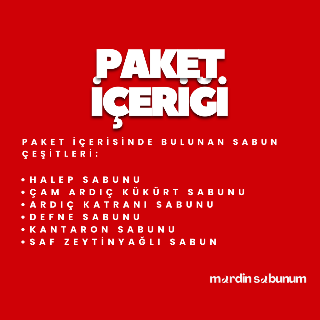 En Popüler Sabunlar Paketi ( 6 Çeşit Sabun )