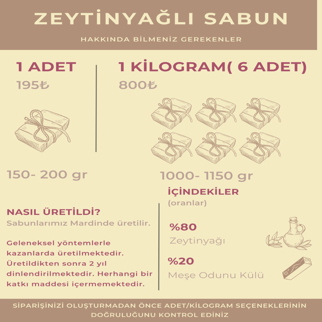 Saf Zeytinyağlı Sabun